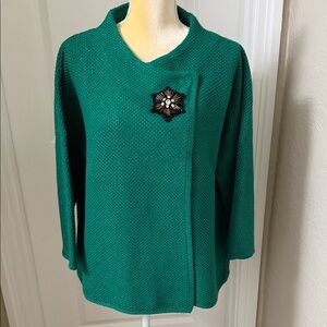 Elegant Green Women's Sweater